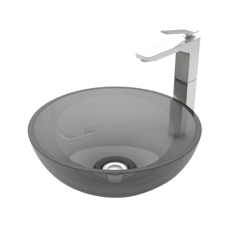 Сив транспарентен слив на countertop